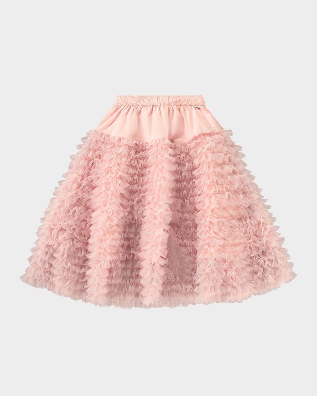Girl's Bliss Tiered Tulle Skirt, Size 7-12